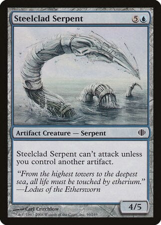 Steelclad Serpent [Shards of Alara] MTG Single Magic: The Gathering  | Multizone: Comics And Games
