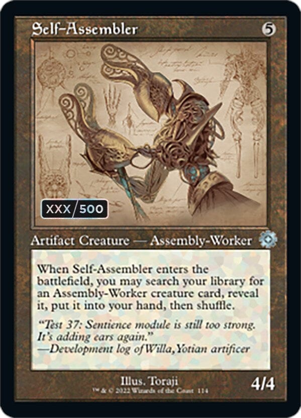 Self-Assembler (Retro Schematic) (Serial Numbered) [The Brothers' War Retro Artifacts] MTG Single Magic: The Gathering  | Multizone: Comics And Games
