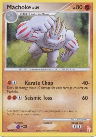 Machoke (4/11) [Diamond & Pearl: Trainer Kit - Lucario] Pokemon Single Pokémon  | Multizone: Comics And Games