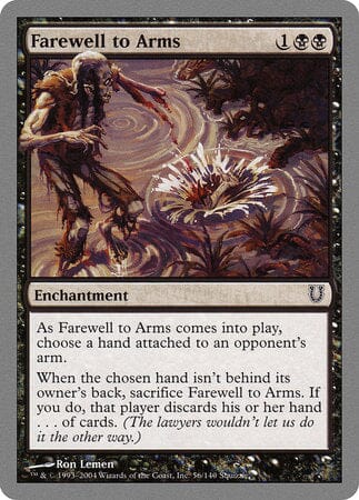Farewell to Arms [Unhinged] MTG Single Magic: The Gathering  | Multizone: Comics And Games