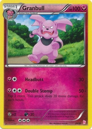 Granbull (29/30) [XY: Trainer Kit - Sylveon] Pokemon Single Pokémon  | Multizone: Comics And Games