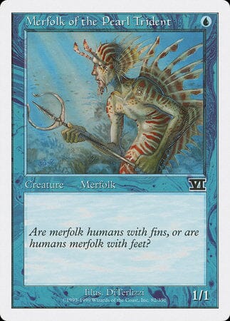 Merfolk of the Pearl Trident [Classic Sixth Edition] MTG Single Magic: The Gathering  | Multizone: Comics And Games