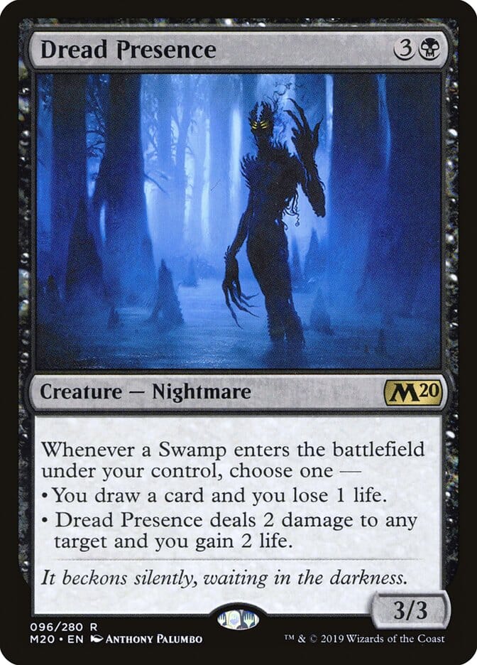 Dread Presence [Core Set 2020] MTG Single Magic: The Gathering  | Multizone: Comics And Games