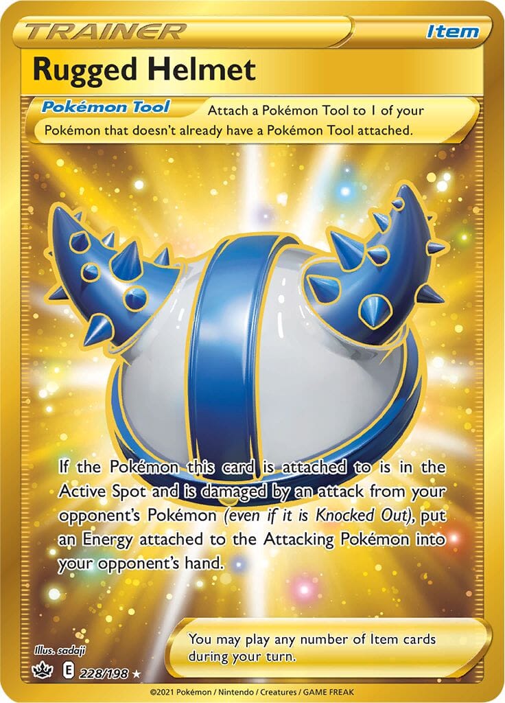 Rugged Helmet (228/198) [Sword & Shield: Chilling Reign] Pokemon Single Pokémon  | Multizone: Comics And Games