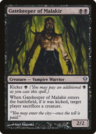 Gatekeeper of Malakir [Zendikar] MTG Single Magic: The Gathering  | Multizone: Comics And Games