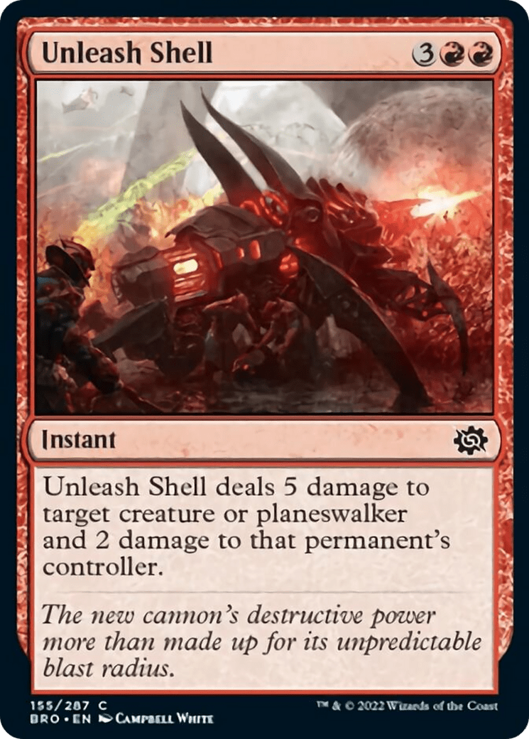Unleash Shell [The Brothers' War] MTG Single Magic: The Gathering  | Multizone: Comics And Games