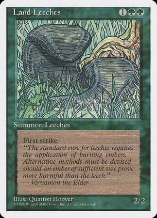 Land Leeches [Fourth Edition] MTG Single Magic: The Gathering  | Multizone: Comics And Games