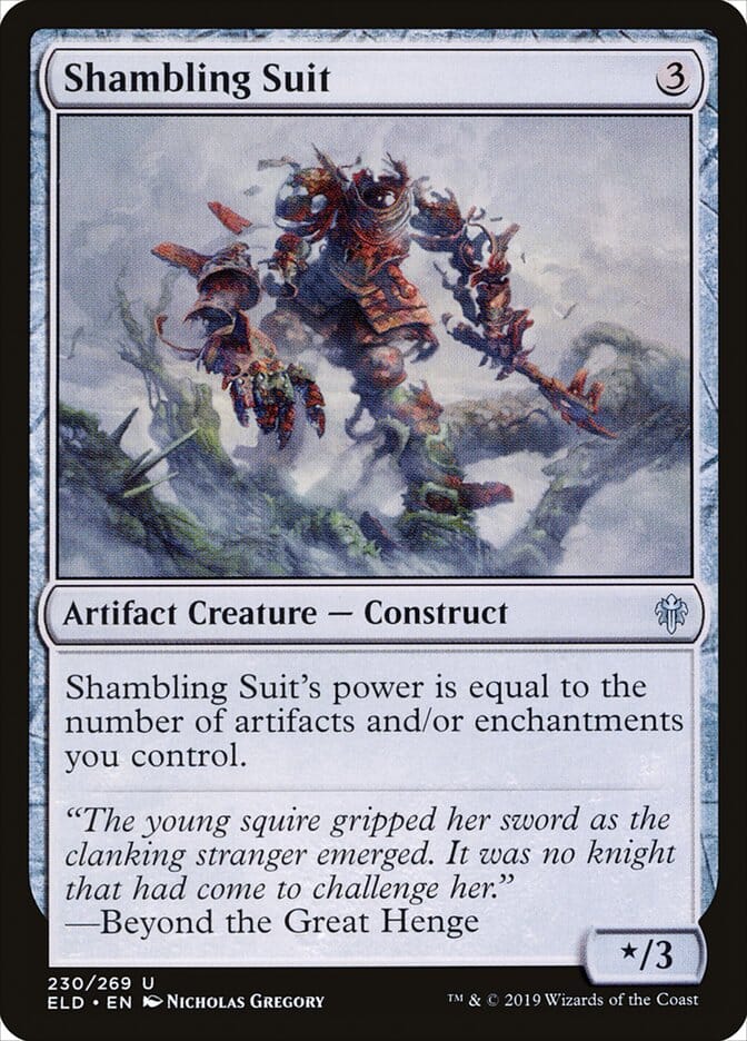 Shambling Suit [Throne of Eldraine] MTG Single Magic: The Gathering  | Multizone: Comics And Games