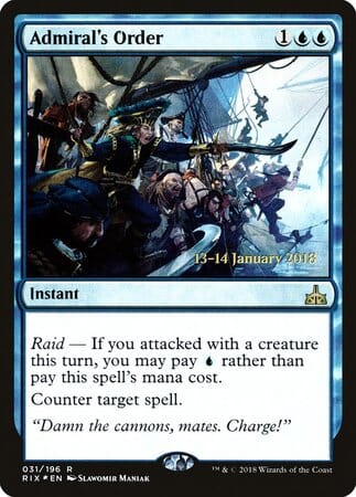 Admiral's Order [Rivals of Ixalan Promos] MTG Single Magic: The Gathering  | Multizone: Comics And Games