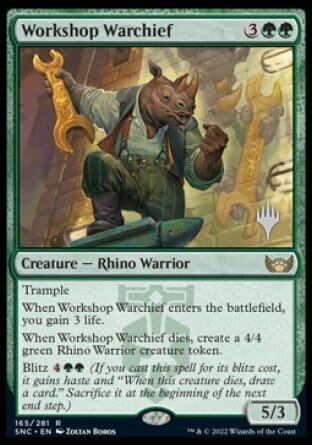 Workshop Warchief (Promo Pack) [Streets of New Capenna Promos] MTG Single Magic: The Gathering  | Multizone: Comics And Games