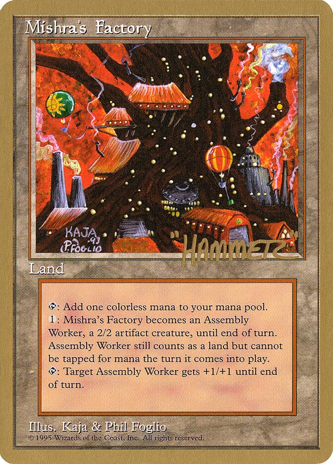 Mishra's Factory (Shawn "Hammer" Regnier) [Pro Tour Collector Set] MTG Single Magic: The Gathering  | Multizone: Comics And Games