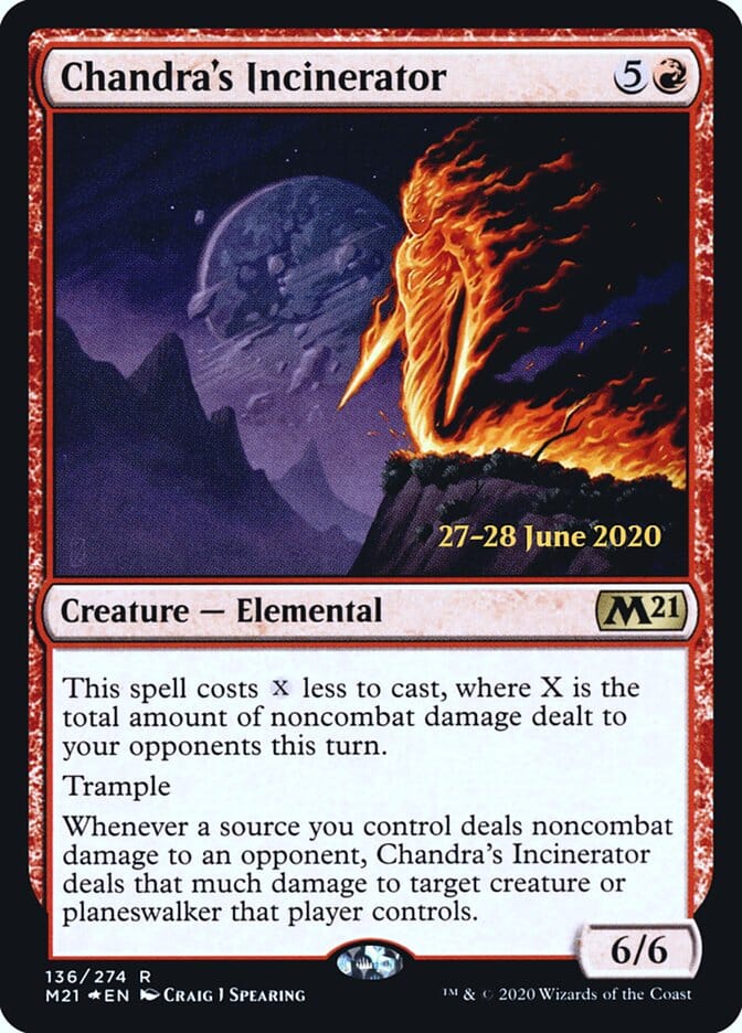 Chandra's Incinerator [Core Set 2021 Prerelease Promos] MTG Single Magic: The Gathering  | Multizone: Comics And Games