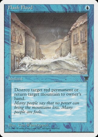Flash Flood [Chronicles] MTG Single Magic: The Gathering  | Multizone: Comics And Games