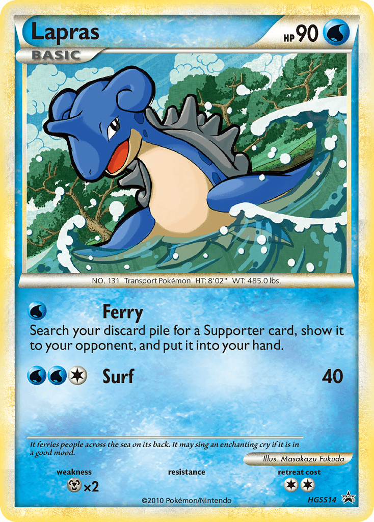 Lapras (HGSS14) [HeartGold & SoulSilver: Black Star Promos] Pokemon Single Pokémon  | Multizone: Comics And Games