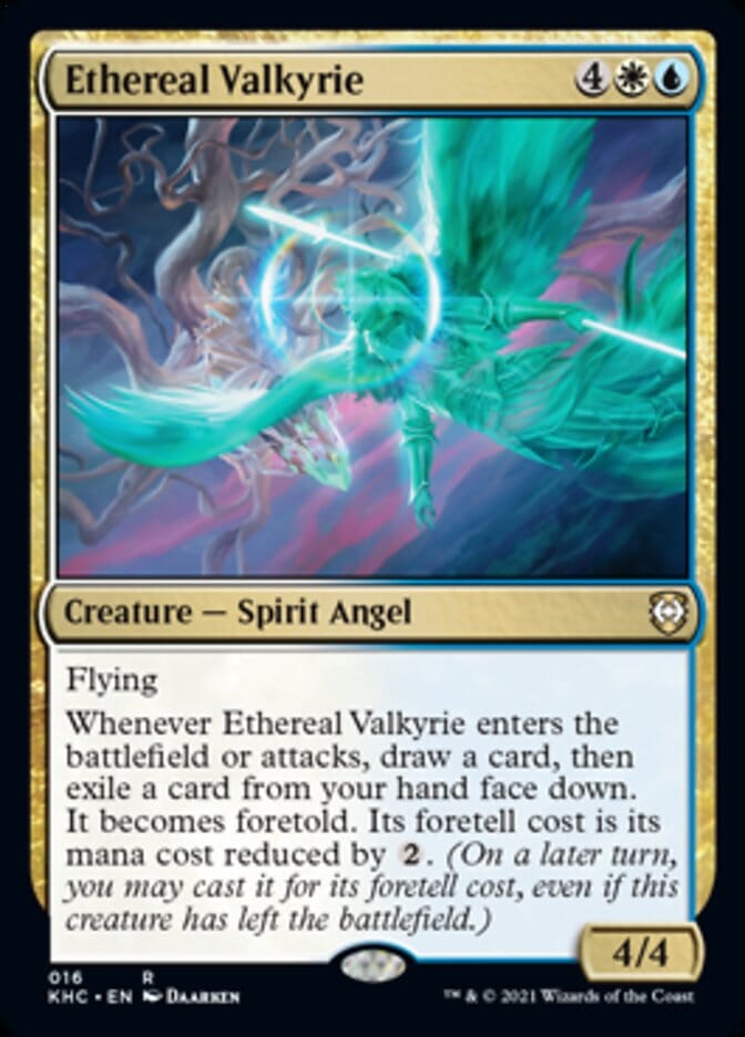 Ethereal Valkyrie [Kaldheim Commander] MTG Single Magic: The Gathering  | Multizone: Comics And Games