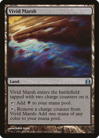 Vivid Marsh [Commander 2011] MTG Single Magic: The Gathering  | Multizone: Comics And Games