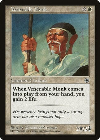 Venerable Monk [Portal] MTG Single Magic: The Gathering  | Multizone: Comics And Games