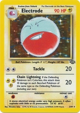 Electrode (2/64) [Jungle Unlimited] Pokemon Single Pokémon  | Multizone: Comics And Games