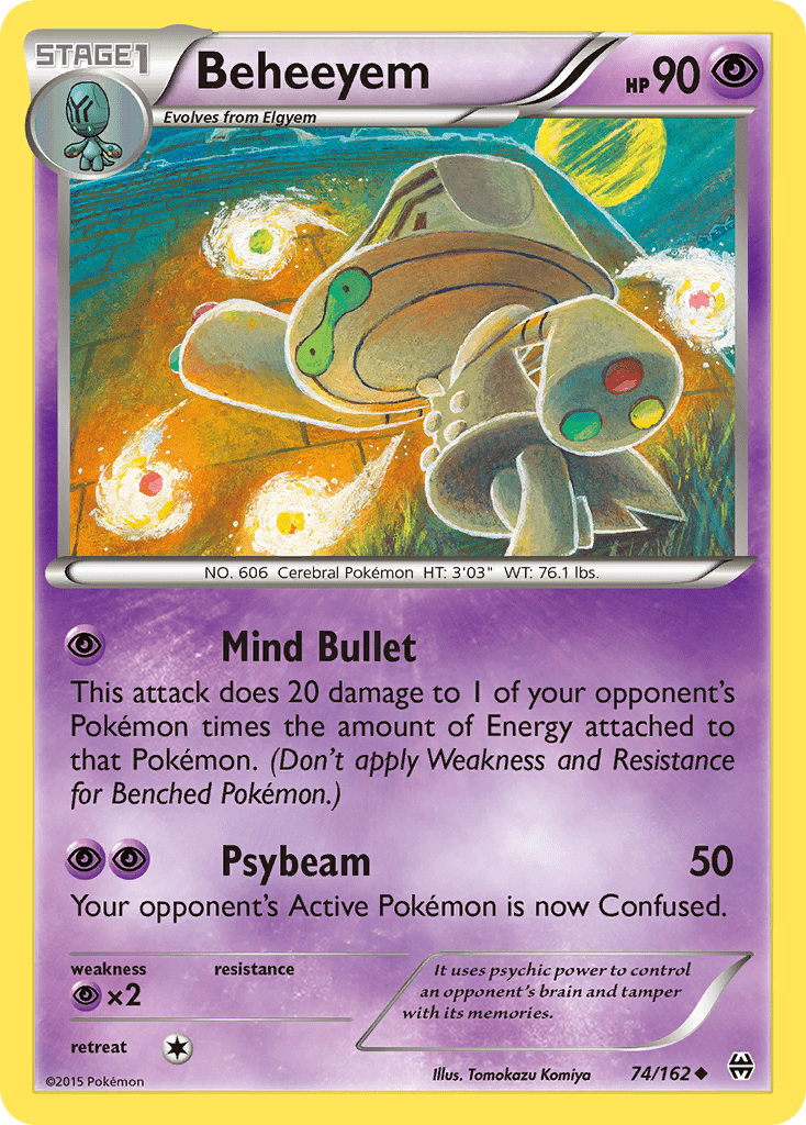 Beheeyem (74/162) [XY: BREAKthrough] Pokemon Single Pokémon  | Multizone: Comics And Games