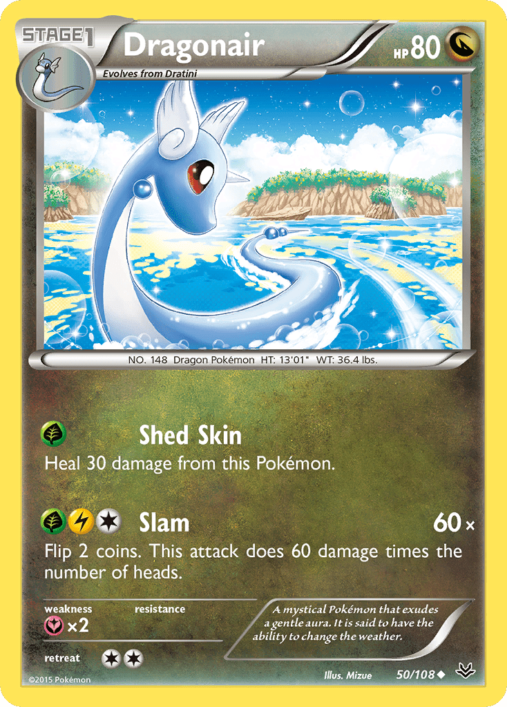 Dragonair (50/108) [XY: Roaring Skies] Pokemon Single Pokémon  | Multizone: Comics And Games
