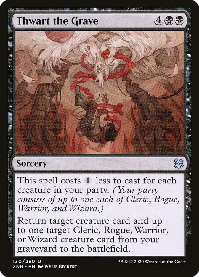 Thwart the Grave [Zendikar Rising] MTG Single Magic: The Gathering  | Multizone: Comics And Games
