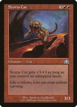 Scoria Cat [Prophecy] MTG Single Magic: The Gathering  | Multizone: Comics And Games