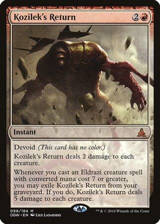 Kozilek's Return [Oath of the Gatewatch] MTG Single Magic: The Gathering  | Multizone: Comics And Games