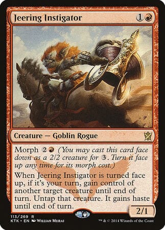 Jeering Instigator [Khans of Tarkir] MTG Single Magic: The Gathering  | Multizone: Comics And Games