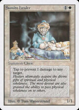 Samite Healer [Unlimited Edition] MTG Single Magic: The Gathering  | Multizone: Comics And Games