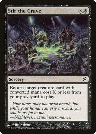 Stir the Grave [Betrayers of Kamigawa] MTG Single Magic: The Gathering  | Multizone: Comics And Games