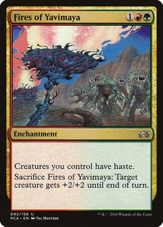 Fires of Yavimaya [Planechase Anthology] MTG Single Magic: The Gathering  | Multizone: Comics And Games