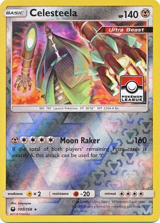Celesteela (100/168) (League Promo) [Sun & Moon: Celestial Storm] Pokemon Single Pokémon  | Multizone: Comics And Games