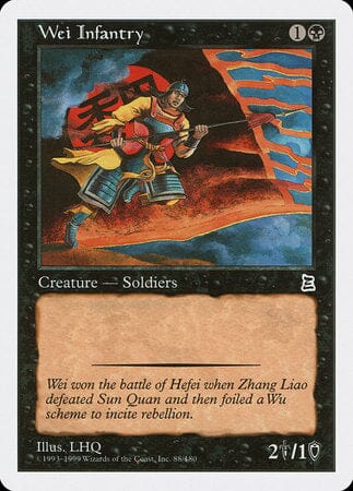 Wei Infantry [Portal Three Kingdoms] MTG Single Magic: The Gathering  | Multizone: Comics And Games