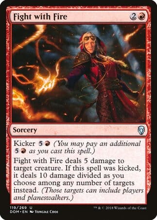 Fight with Fire [Dominaria] MTG Single Magic: The Gathering  | Multizone: Comics And Games