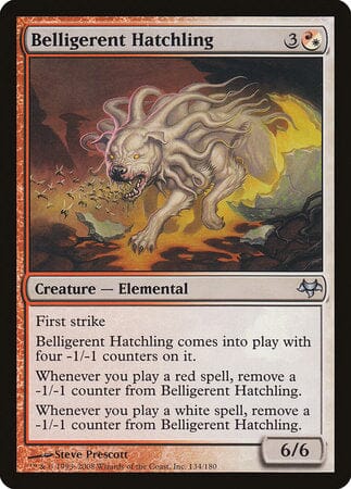 Belligerent Hatchling [Eventide] MTG Single Magic: The Gathering  | Multizone: Comics And Games