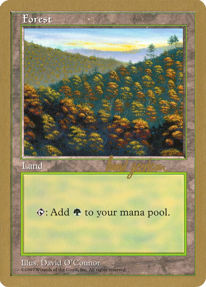 Forest (sg448) (Svend Geertsen) [World Championship Decks 1997] MTG Single Magic: The Gathering  | Multizone: Comics And Games