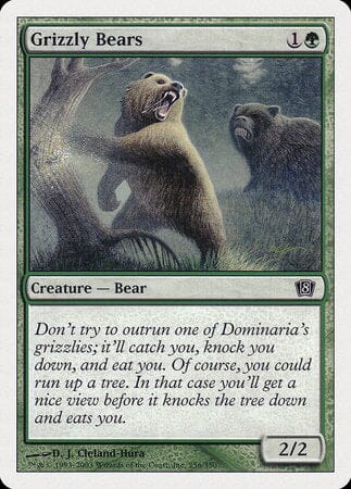 Grizzly Bears [Eighth Edition] MTG Single Magic: The Gathering  | Multizone: Comics And Games