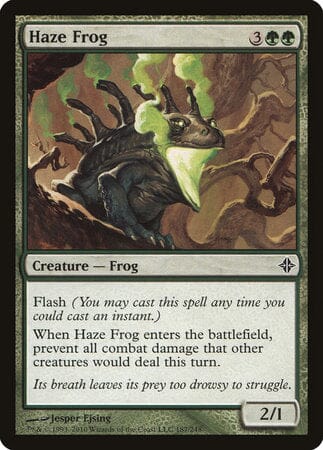 Haze Frog [Rise of the Eldrazi] MTG Single Magic: The Gathering  | Multizone: Comics And Games