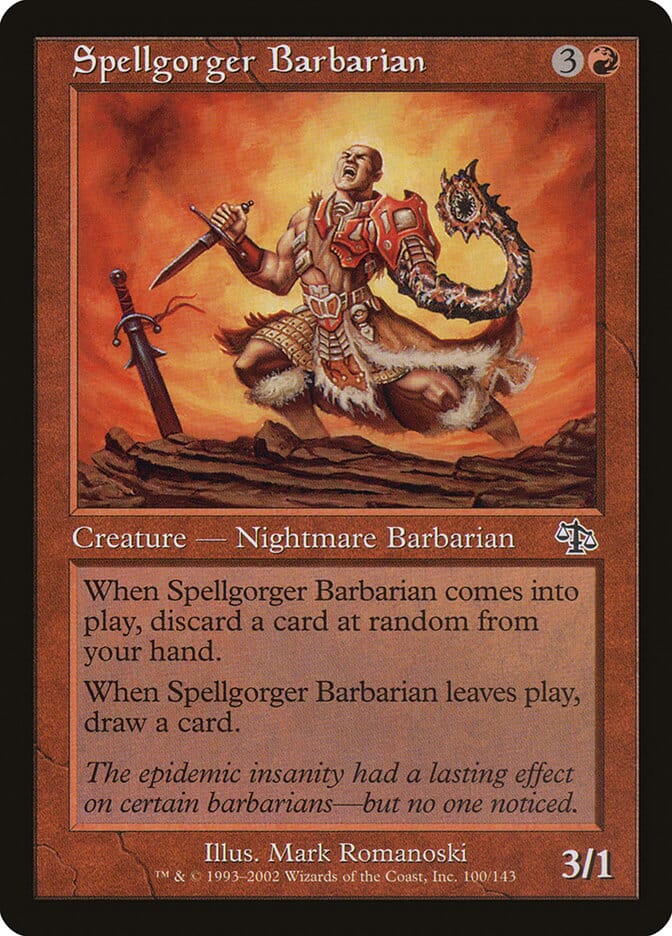 Spellgorger Barbarian [Judgment] MTG Single Magic: The Gathering  | Multizone: Comics And Games