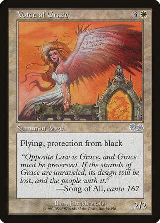 Voice of Grace [Urza's Saga] MTG Single Magic: The Gathering  | Multizone: Comics And Games