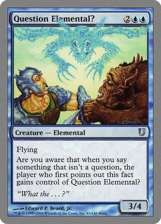Question Elemental? [Unhinged] MTG Single Magic: The Gathering  | Multizone: Comics And Games