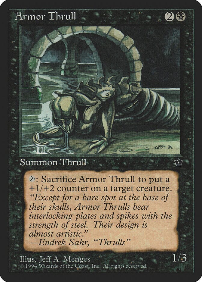 Armor Thrull (Jeff A. Menges) [Fallen Empires] MTG Single Magic: The Gathering  | Multizone: Comics And Games