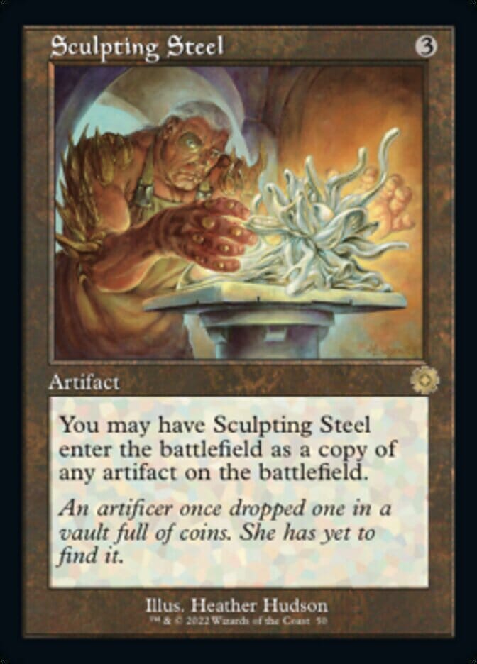 Sculpting Steel (Retro) [The Brothers' War Retro Artifacts] MTG Single Magic: The Gathering  | Multizone: Comics And Games