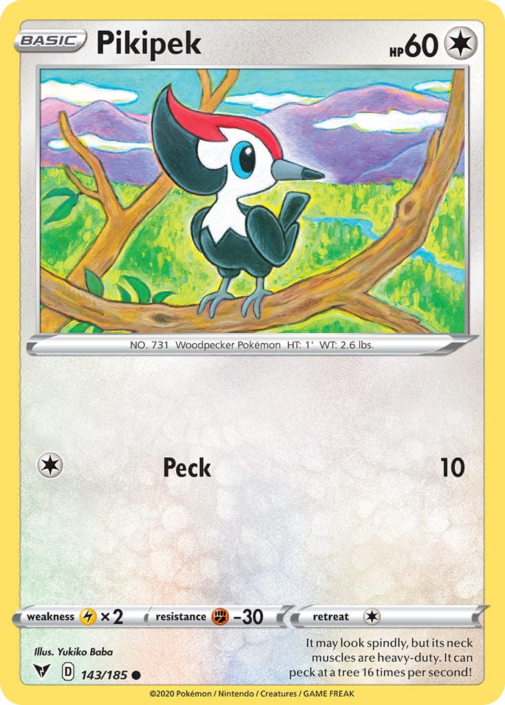 Pikipek (143/185) [Sword & Shield: Vivid Voltage] Pokemon Single Pokémon  | Multizone: Comics And Games