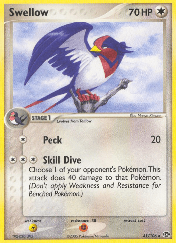 Swellow (41/106) [EX: Emerald] Pokemon Single Pokémon  | Multizone: Comics And Games