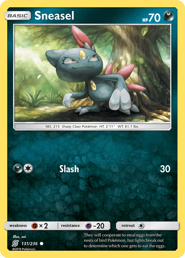 Sneasel (131/236) [Sun & Moon: Unified Minds] Pokemon Single Pokémon  | Multizone: Comics And Games