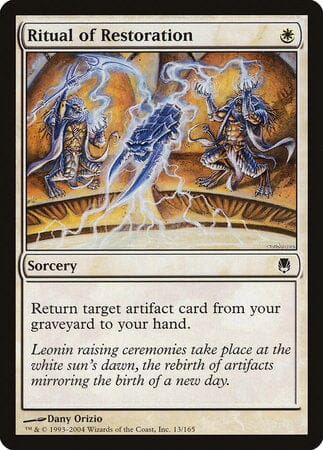 Ritual of Restoration [Darksteel] MTG Single Magic: The Gathering  | Multizone: Comics And Games