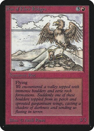 Roc of Kher Ridges [Limited Edition Alpha] MTG Single Magic: The Gathering  | Multizone: Comics And Games