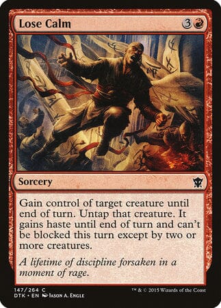Lose Calm [Dragons of Tarkir] MTG Single Magic: The Gathering  | Multizone: Comics And Games