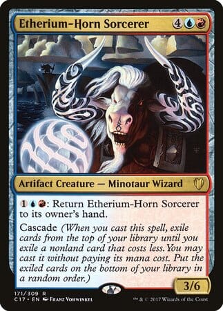 Etherium-Horn Sorcerer [Commander 2017] MTG Single Magic: The Gathering  | Multizone: Comics And Games